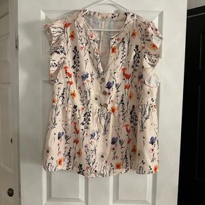 Floral Print Women's Top